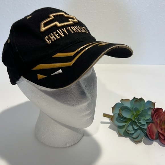 Chevy Truck Black & Gold Bucket Cap - Picture 8 of 11